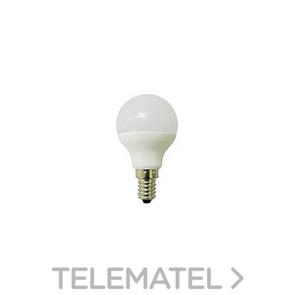 QUOLED 014-3W-21 LAMP. ESFERICA AC120/230V 3W-25W E-14 5000K LUZ FRIA