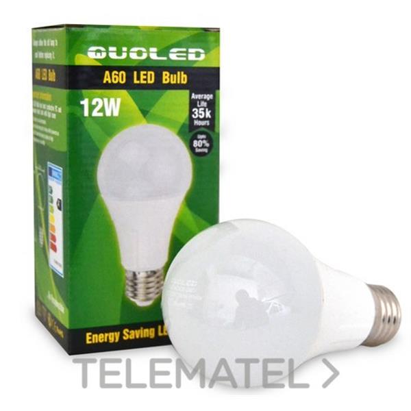 QUOLED 014-12W-11 LAMP. LED ESTANDAR 12W E27 LUZ FRIA 6500K