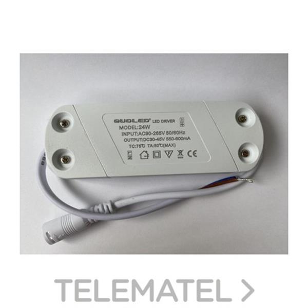 QUOLED 018-24W-0 DRIVER DE 24W PARA DOWNLIGHT