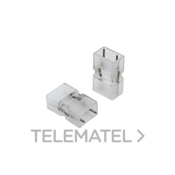QUOLED 011-3014-4 DOBLE PINCHO P/TIRAS SMD3014 220V, P/2 TRAMOS