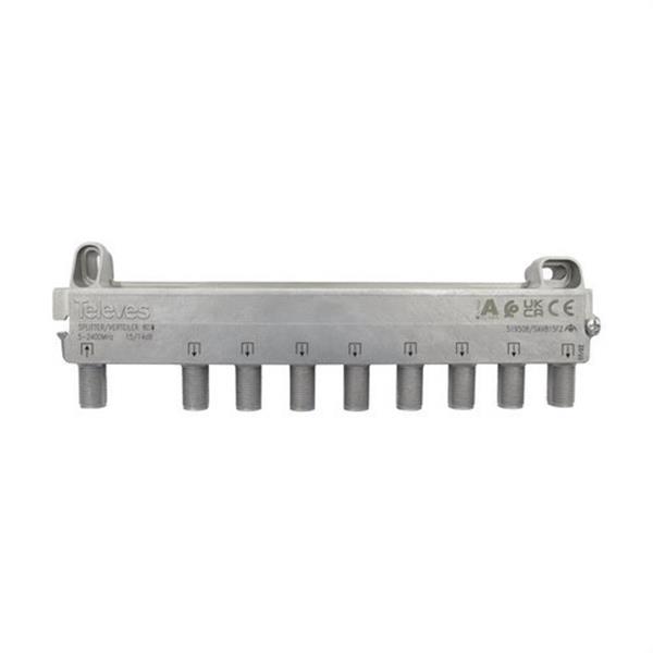 TELEVES 519508 Repartidor serie F terrestre + satélite 5...2400MHz 8D 15/14dB