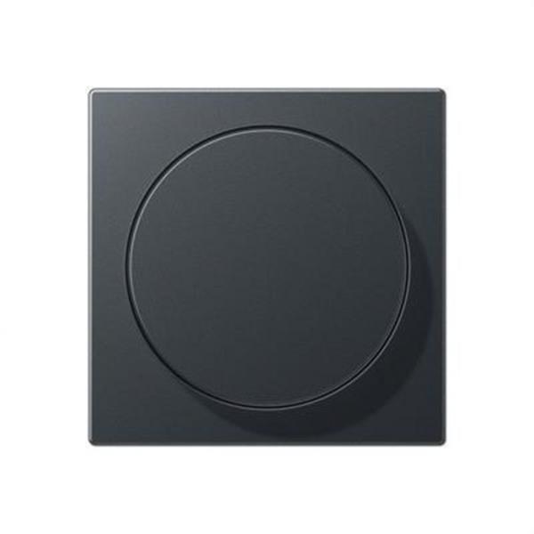 JUNG A1740BFANM Placa botón giratorio Serie A antracita mate