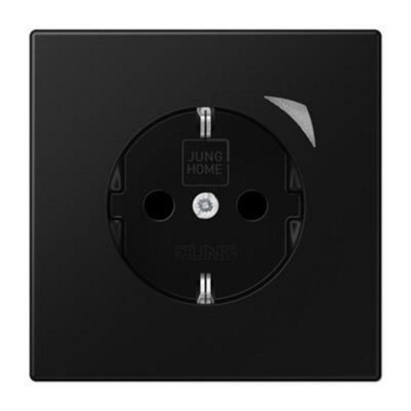 JUNG BTLS1521SSWM Enchufe Schuko® JUNG HOME Serie LS negro mate
