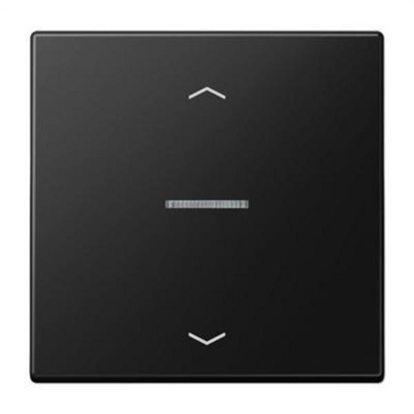 JUNG BTLS17101PSWM Tecla JUNG HOME persianas 1 fase Serie LS negro mate