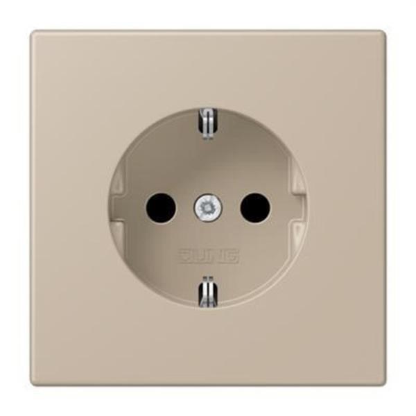 JUNG LC1521KI243 Enchufe Schuko® 16A 250V con protección LC32142 tono natural claro