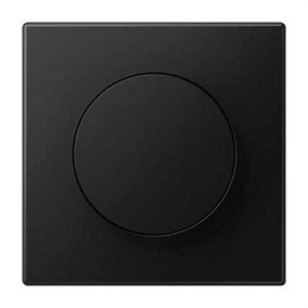 JUNG LS1740SWM Placa botón giratorio Serie LS negro mate