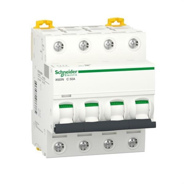 SCHNEIDER ELECTRIC A9K24450 Interruptor automático magnetotérmico iK60N 4P 50A curva-C