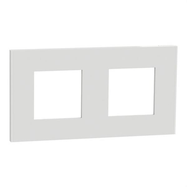 SCHNEIDER ELECTRIC NU600418 Marco 2 elementos Deco blanco Mate