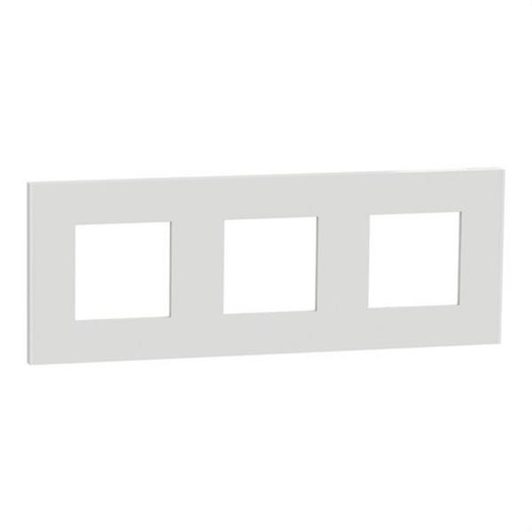 SCHNEIDER ELECTRIC NU600618 Marco 3 elementos Deco blanco Mate