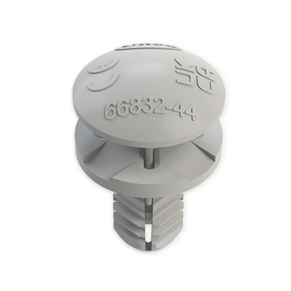 UNEX 66832-44 Perno aislante 66 U48X gris RAL7035