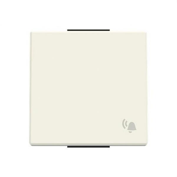NIESSEN 8504 BE Tecla pulsador timbre Serie de lujo blanco essence