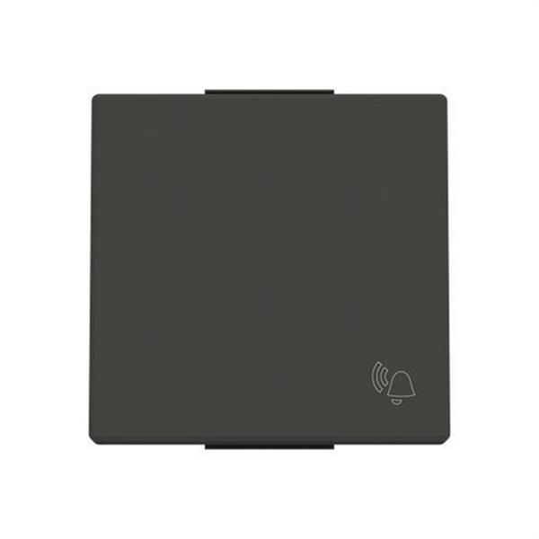 NIESSEN 8504 NE Tecla pulsador timbre Serie de lujo negro