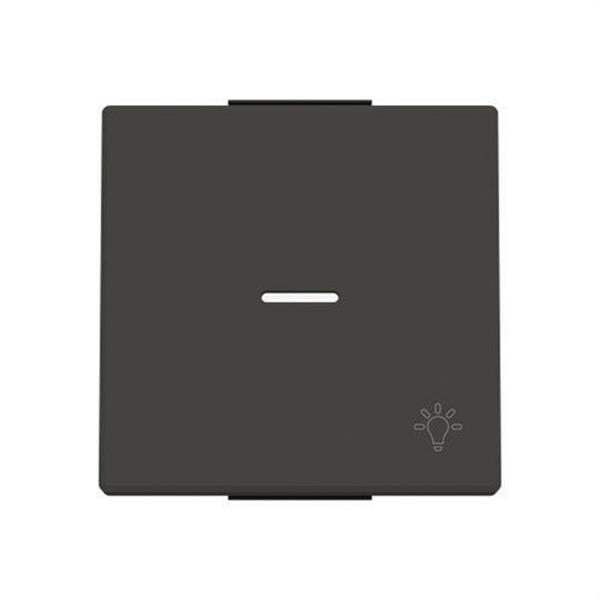 NIESSEN 8504.4 NE Tecla pulsador luz Serie de lujo con visor negro