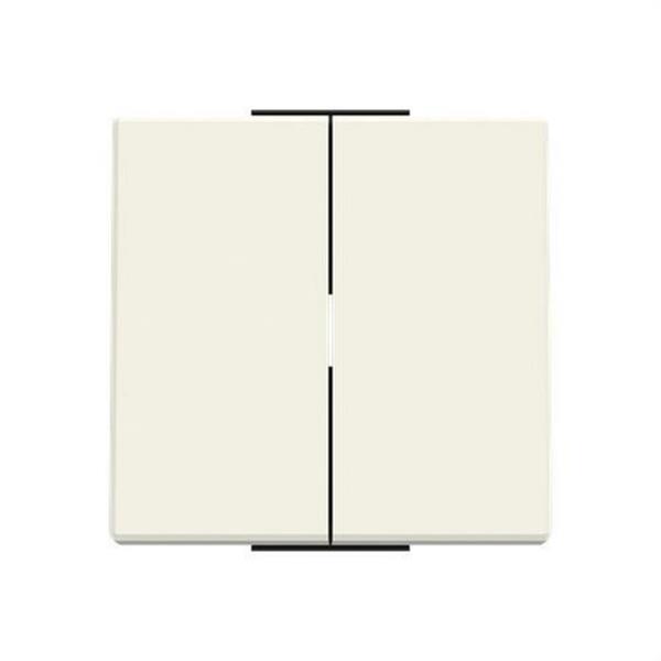 NIESSEN 8511 BE Tecla doble interruptor-conmutador Serie de lujo blanco essence