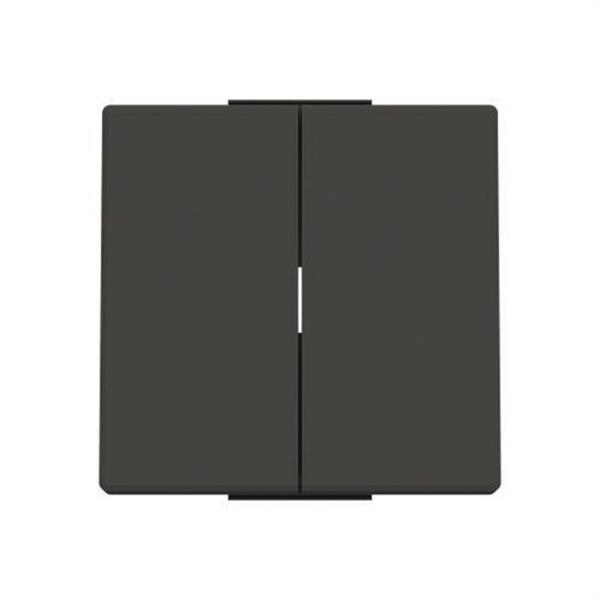 NIESSEN 8511 NE Tecla doble interruptor-conmutador Serie de lujo negro essence
