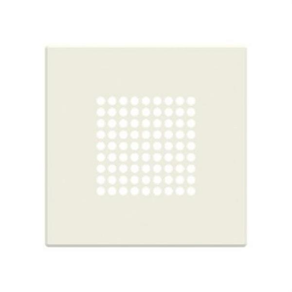 NIESSEN 8529 BE Tapa timbre / altavoz / zumbador Serie de lujo blanco essence