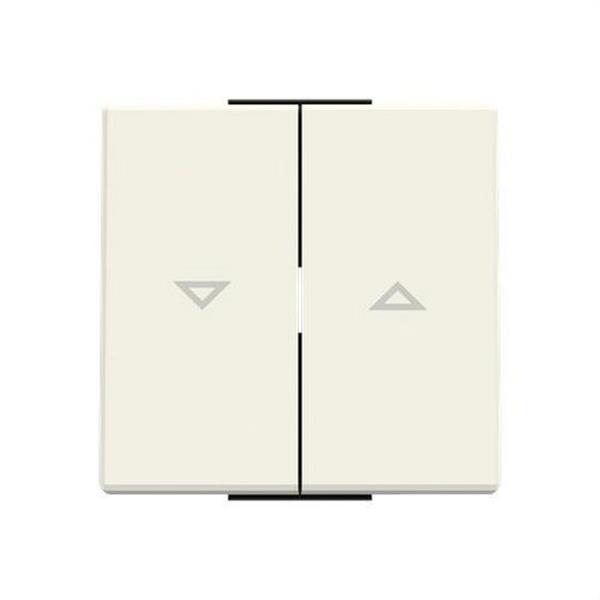 NIESSEN 8544 BE Tecla interruptor persianas Serie de lujo blanco essence