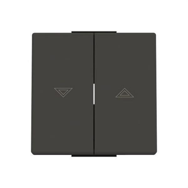NIESSEN 8544 NE Tecla interruptor persianas Serie de lujo negro essence