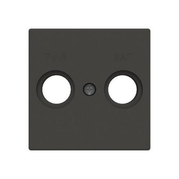 NIESSEN 8550.1 NE Tapa toma TV+R/SAT Serie de lujo negro essence