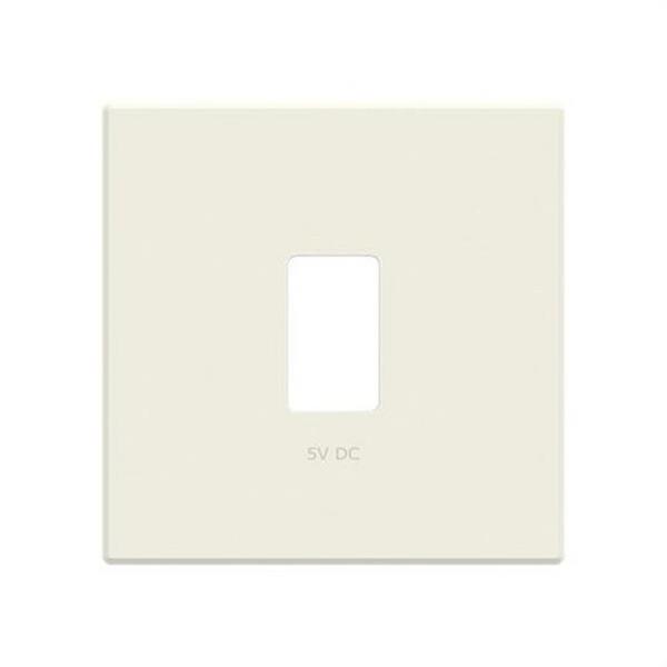 NIESSEN 8585.2 BE Tapa cargador USB simple Serie de lujo blanco essence