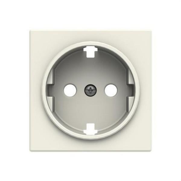 NIESSEN 8588 BE Tapa base enchufe Schuko Serie de lujo blanco essence