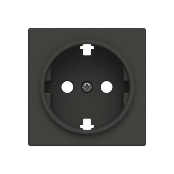 NIESSEN 8588 NE Tapa base enchufe Schuko Serie de lujo negro essence