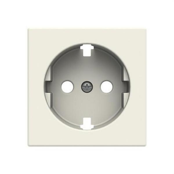 NIESSEN 8588.9 BE Tapa base enchufe Schuko plano Serie de lujo blanco essence