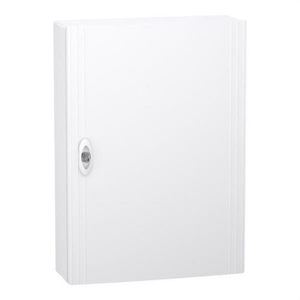 SCHNEIDER ELECTRIC LVSXL318 Caja de superficie PrismaSeT XS 18 módulos 3 filas puerta blanca
