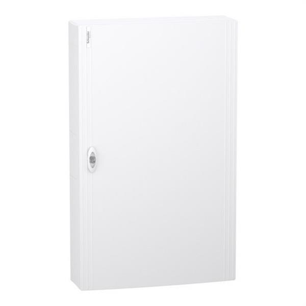 SCHNEIDER ELECTRIC LVSXL524 Caja de superficie PrismaSeT XS 24 módulos 5 filas puerta blanca