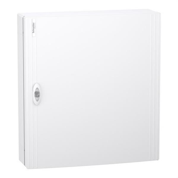SCHNEIDER ELECTRIC LVSXL324 Caja de superficie PrismaSeT XS 24 módulos 3 filas puerta blanca