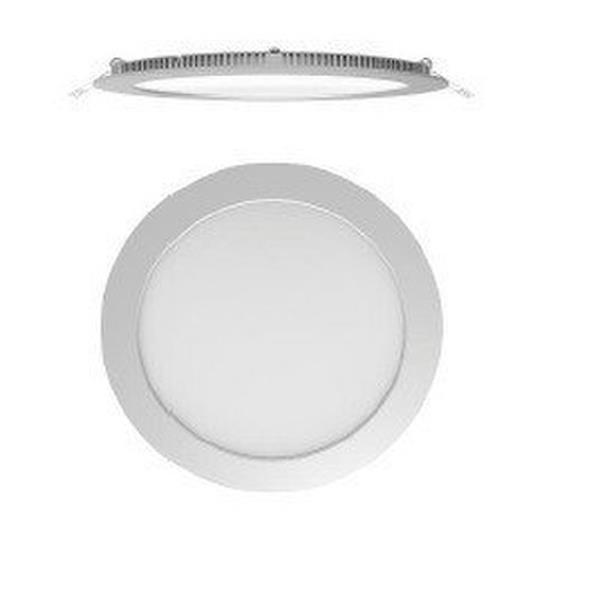 SECOM 4220522083 Luminaria AIRCOM LED circular empotrar equipo 20W 3000K cromo mate