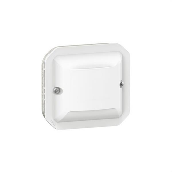 LEGRAND 069520L Ecodetector 230V sin neutro, 2 hilos, IP55, IK08, detección infrarroja, distancia de detecc