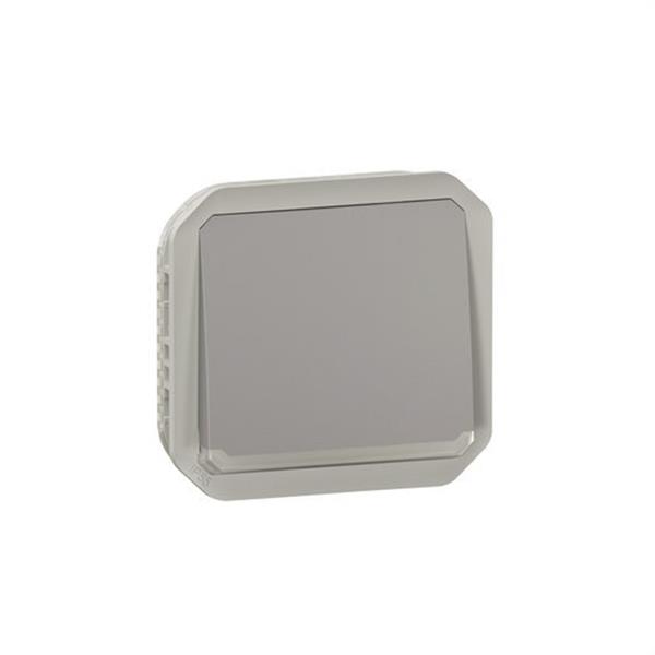 LEGRAND 069542L Pulsador NA luminoso Plexo modular, 10A, gris