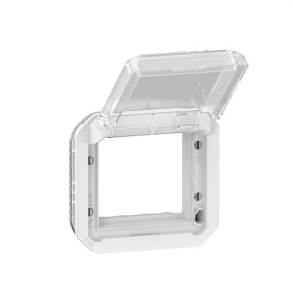 LEGRAND 069695L Adaptador Plexo modular para función Mosaic, tapa transparente, blanco