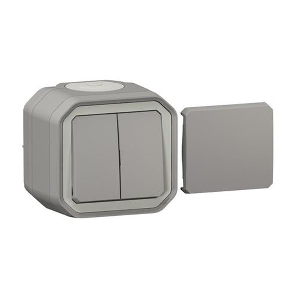 LEGRAND 069719L Transformador Plexo monobloc de superficie, gris