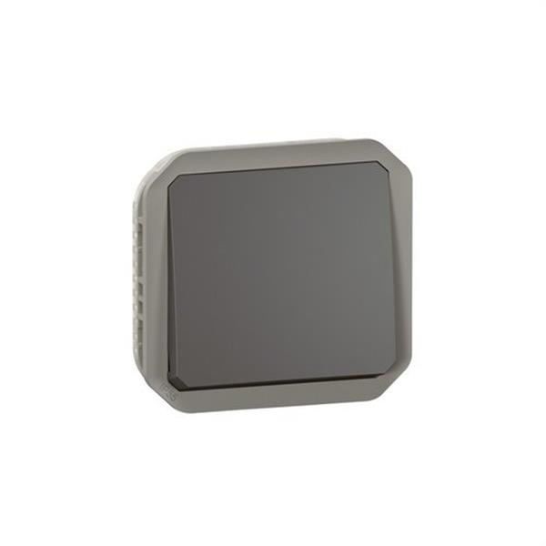 LEGRAND 069841L Pulsador NA+NC Plexo modular, 10A, antracita