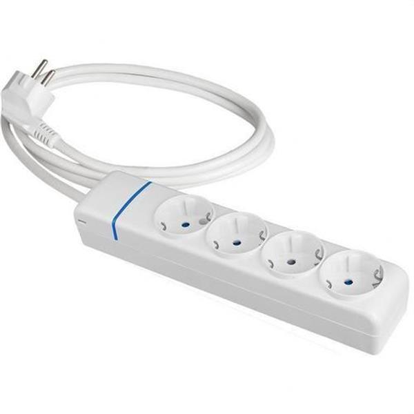 SOLERA 8014P Prolongador con 4 tomas 2P+T 16A 250V 1.5 m de cable H05VV-F 3G1,5mm²