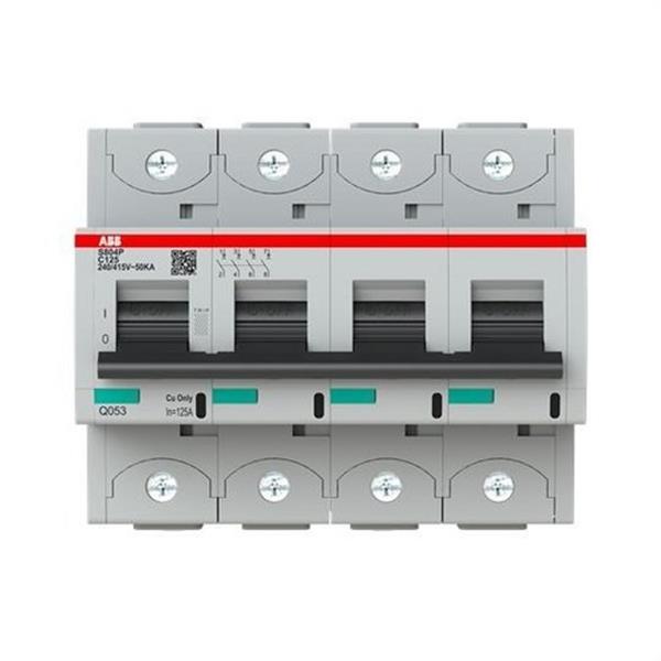 ABB 2CCG001237R0001 Interruptor automático magnetotérmico S804P-C125 4P 125A C 50kA