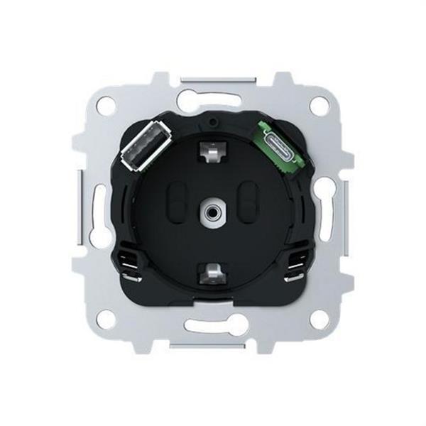 NIESSEN 8188.4 Base enchufe Schuko + cargador USB A+C