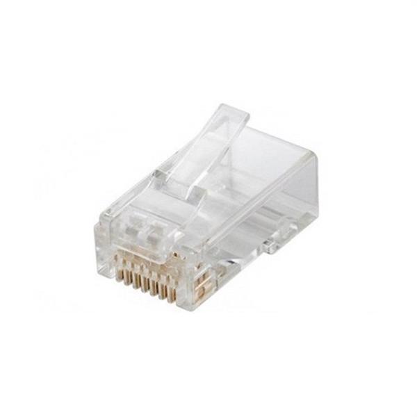 OPENETICS 0021 Conector RJ45 Cat. 6A UTP macho EZ pasante para cable rígido y flexible AWG 23/24