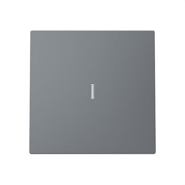 NIESSEN 8901.3 GR Tecla interruptor / conmutador / cruzamiento con visor Serie Alba gris mate