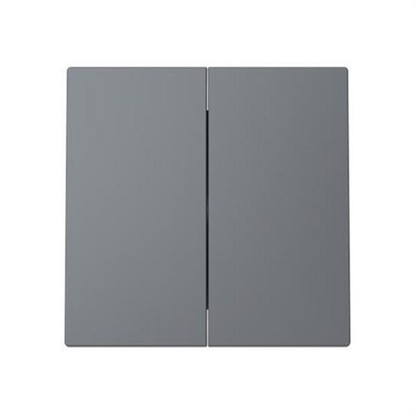 NIESSEN 8911 GR Tecla doble interruptor / conmutador Serie Alba gris mate