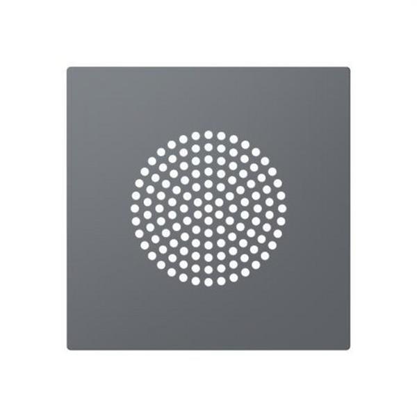 NIESSEN 8929 GR Tapa timbre / altavoz / zumbador Serie Alba gris mate