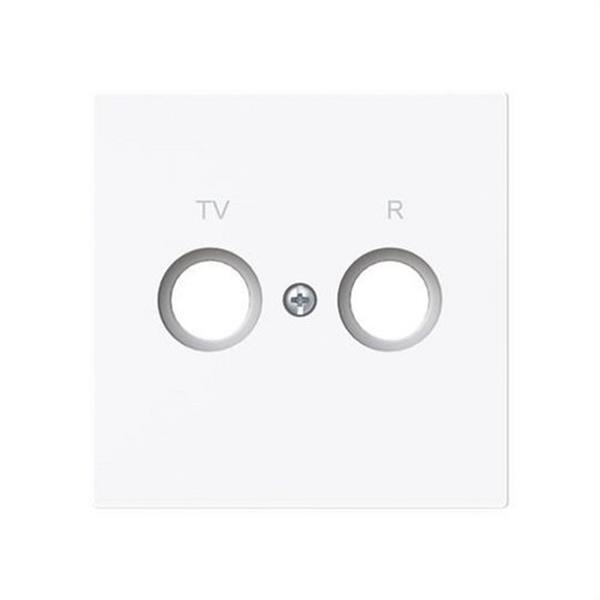 NIESSEN 8950 BL Tapa toma TV/R Serie Alba blanco brillo