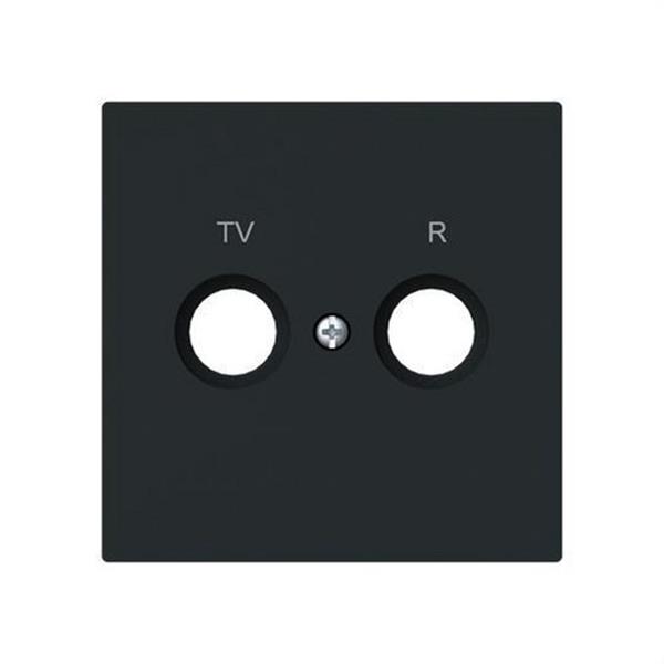 NIESSEN 8950 NT Tapa toma TV/R Serie Alba negro mate