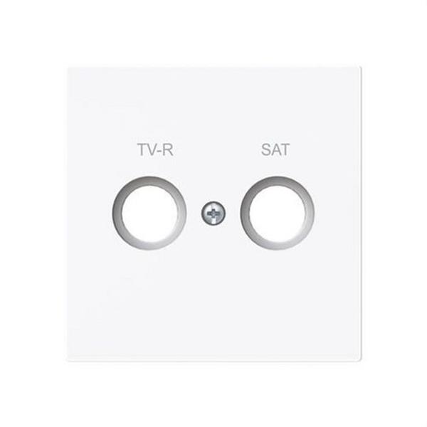 NIESSEN 8950.1 BL Tapa toma TV-R/SAT Serie Alba blanco brillo