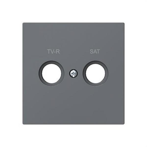 NIESSEN 8950.1 GR Tapa toma TV-R/SAT Serie Alba gris mate