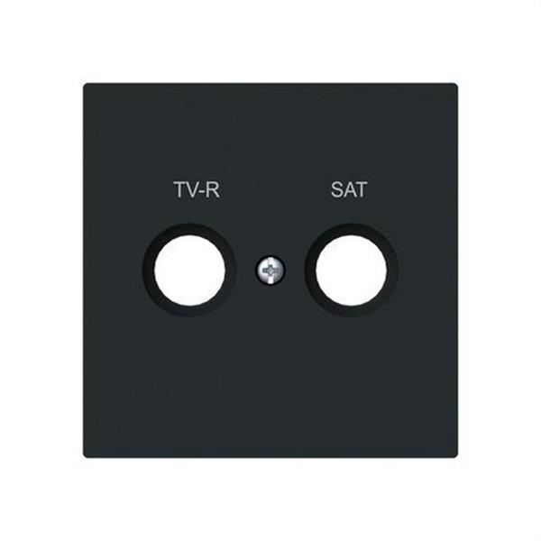 NIESSEN 8950.1 NT Tapa toma TV-R/SAT Serie Alba negro mate