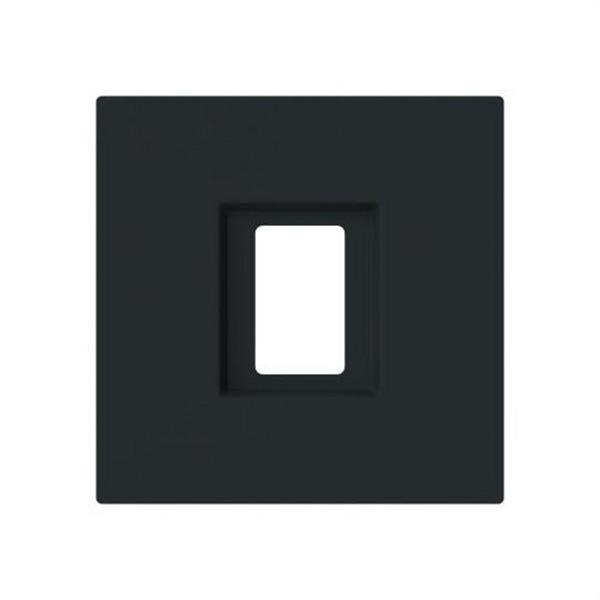 NIESSEN 8955 NT Tapa toma VDI simple Serie Alba negro mate
