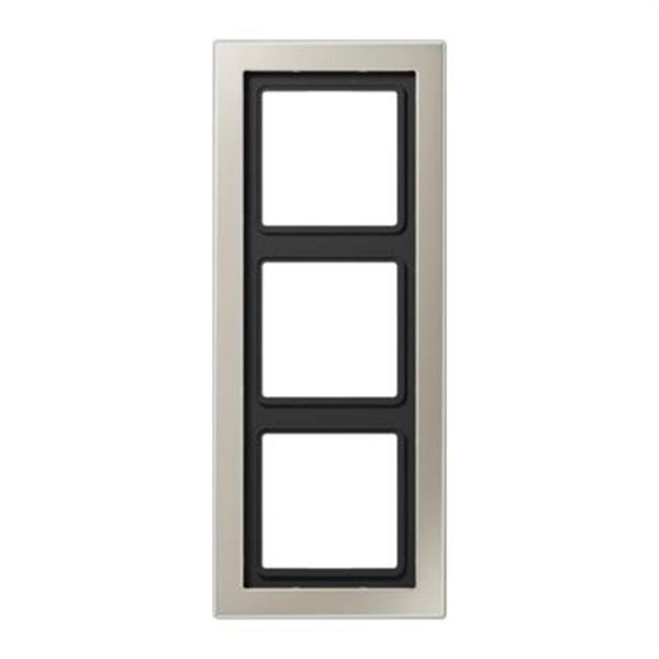 JUNG ESD2983 Marco triple para montaje horizontal vertical acero